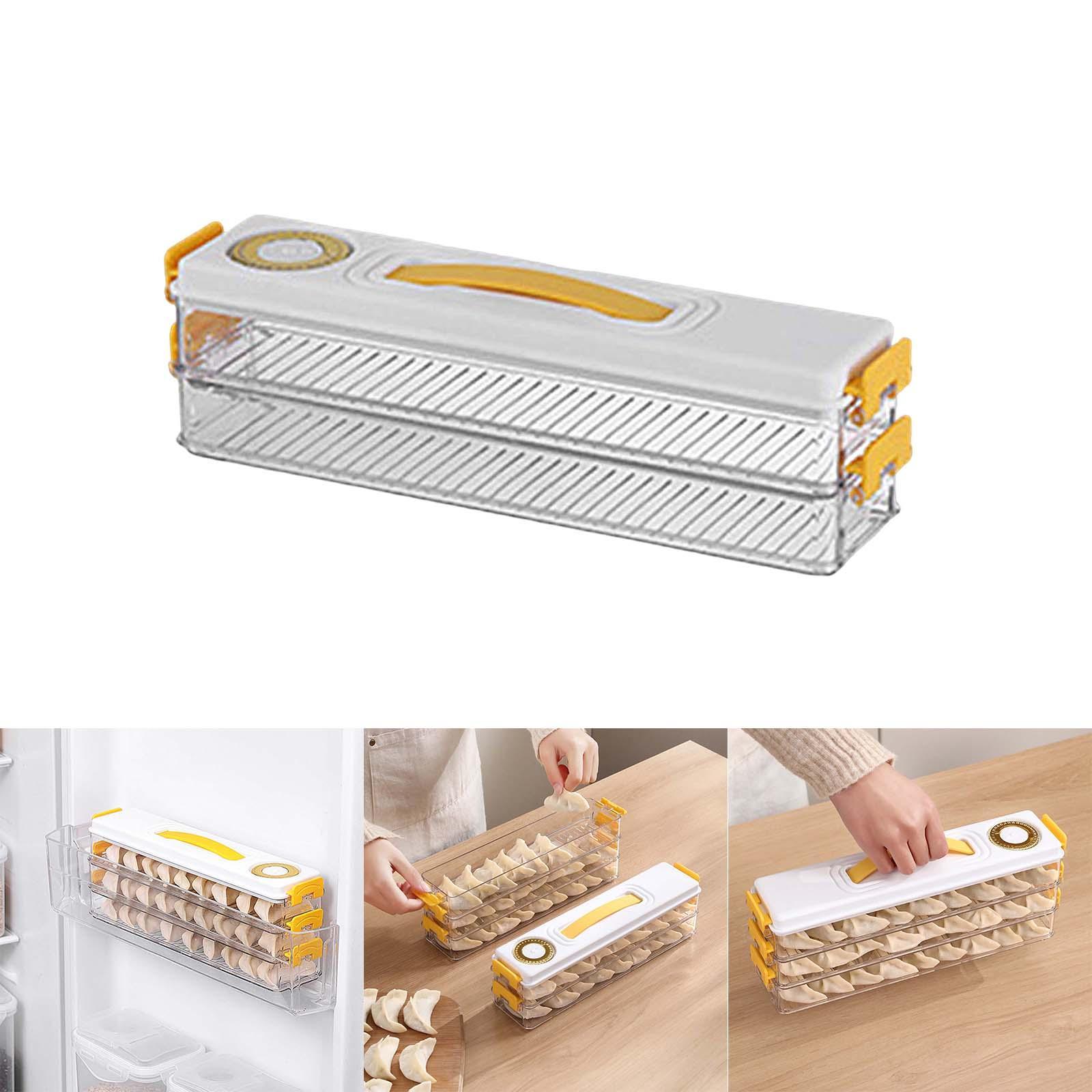 Refrigerator Dumpling Storage Box Multi-layer Food Freezing Box Storage Case