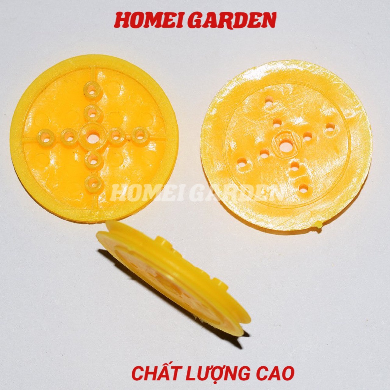 Ròng rọc nhựa mini 36mm trục 2mm DIY mô hình mới 100% - HM0053