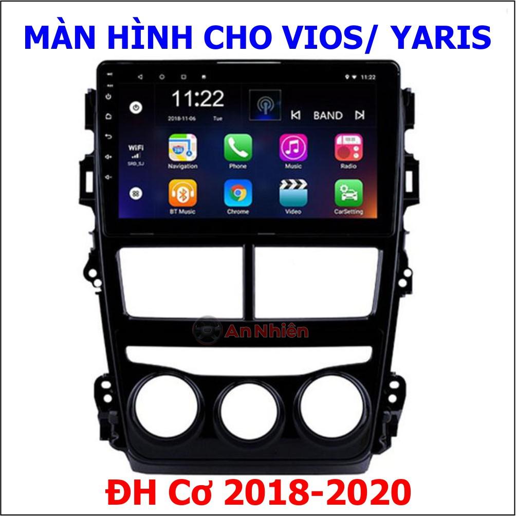 Màn Hình 9 inch Cho Xe VIOS 2018-2020, Đầu DVD Android Tiếng Việt Kèm Mặt Dưỡng Giắc Zin Xe TOYOTA VIOS