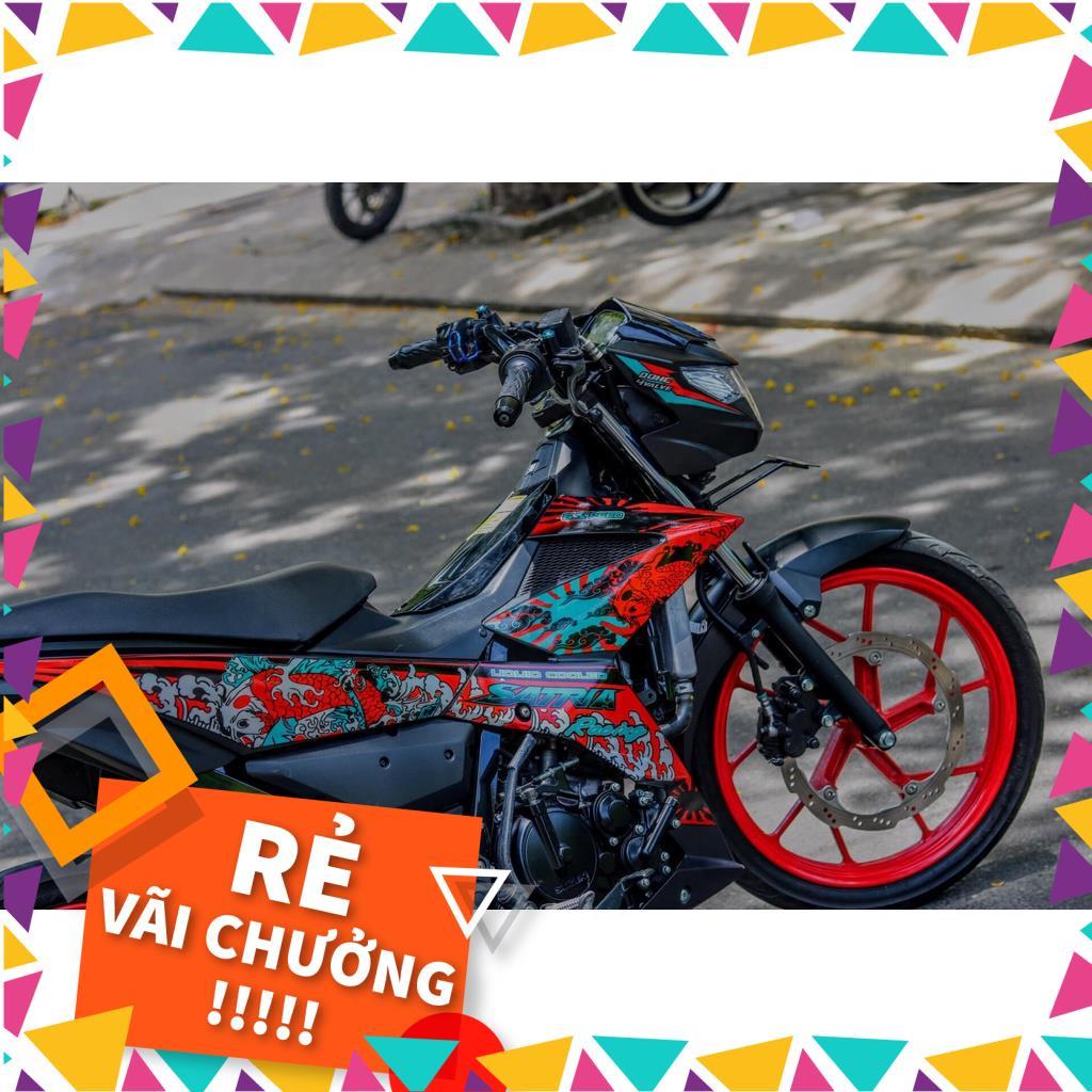 Tem Rời Raider FI Mẫu Cá Chép Đỏ