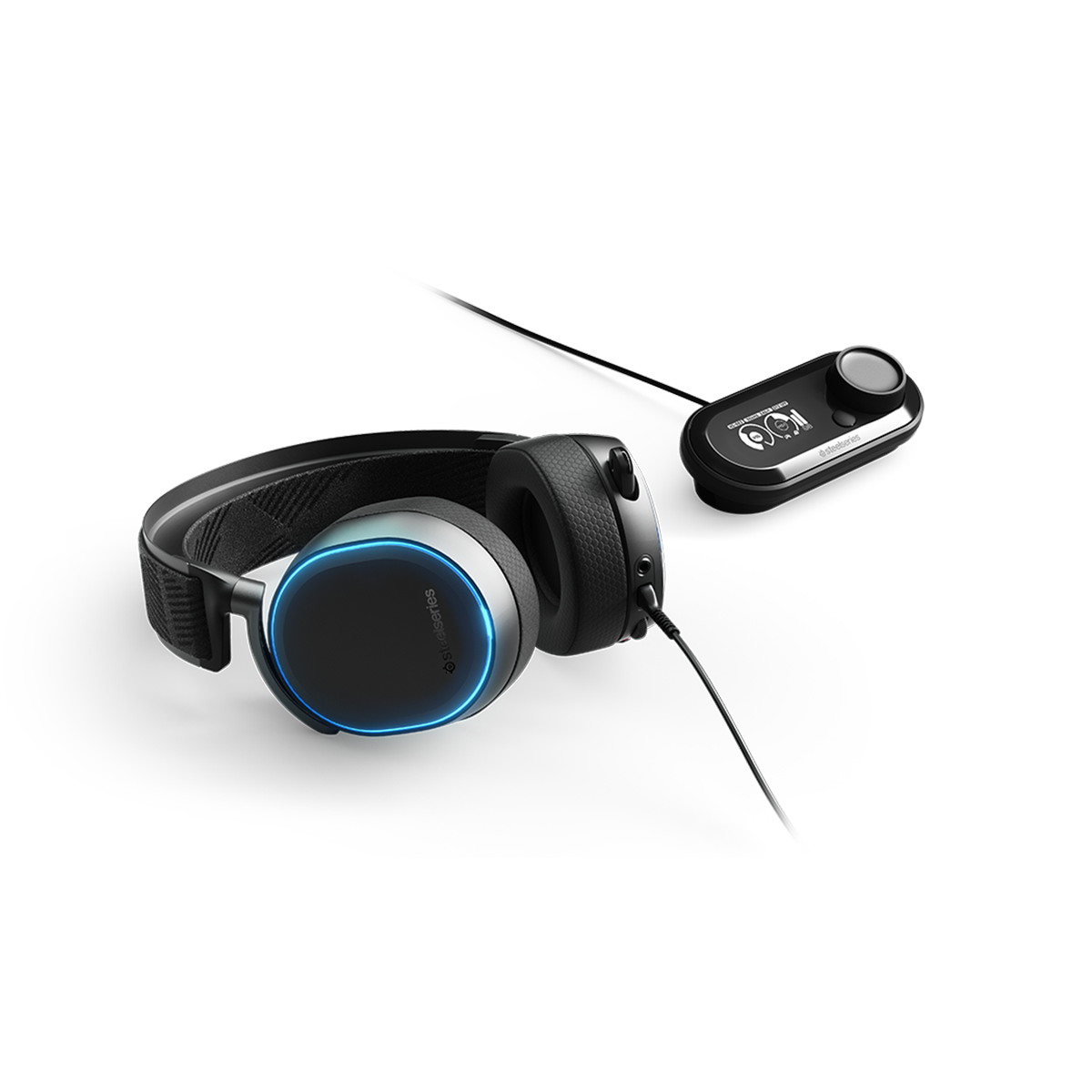 Tai nghe chụp tai gaming có dây SteelSeries Arctis Pro kèm GameDAC màu đen, âm thanh Hi-Res,Hàng chính hãng, Bảo hành 1 năm