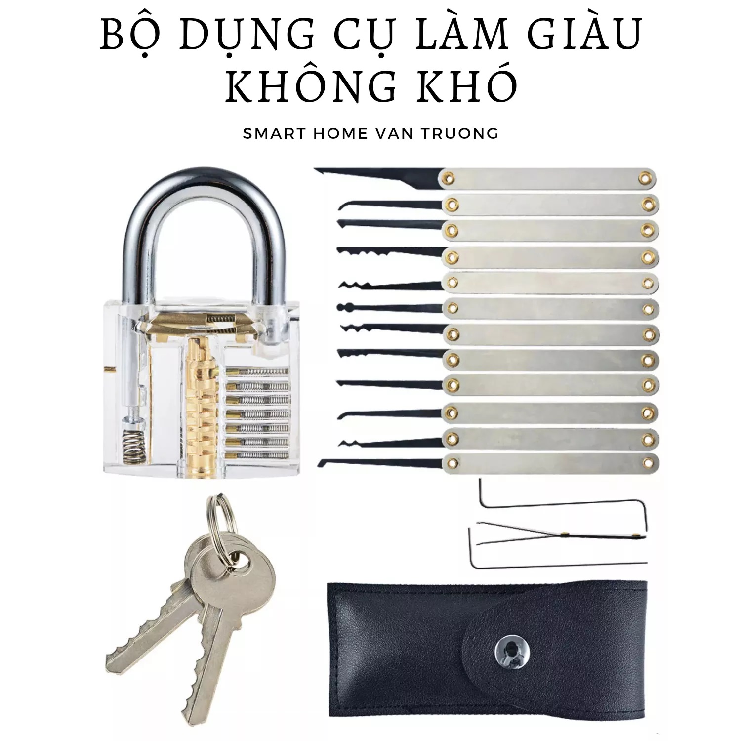 Đồ chơi 25 món học mở khóa đa năng như hình 1538