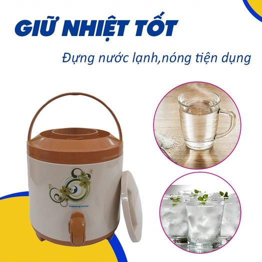 Bình đựng nước giữ nhiệt có vòi Việt Nhật - Bình nước giữ nhiệt có quai xách dung tích 6L/8L/10L