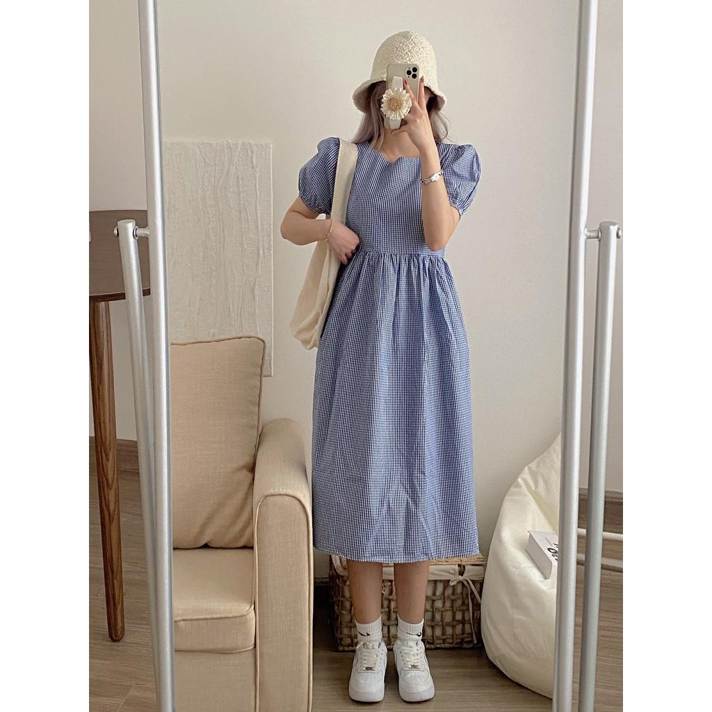 Đầm cho bé váy babydoll dáng dài cho bé gái phong cách Hàn Quốc  TRA   Trà Sữa Ơi