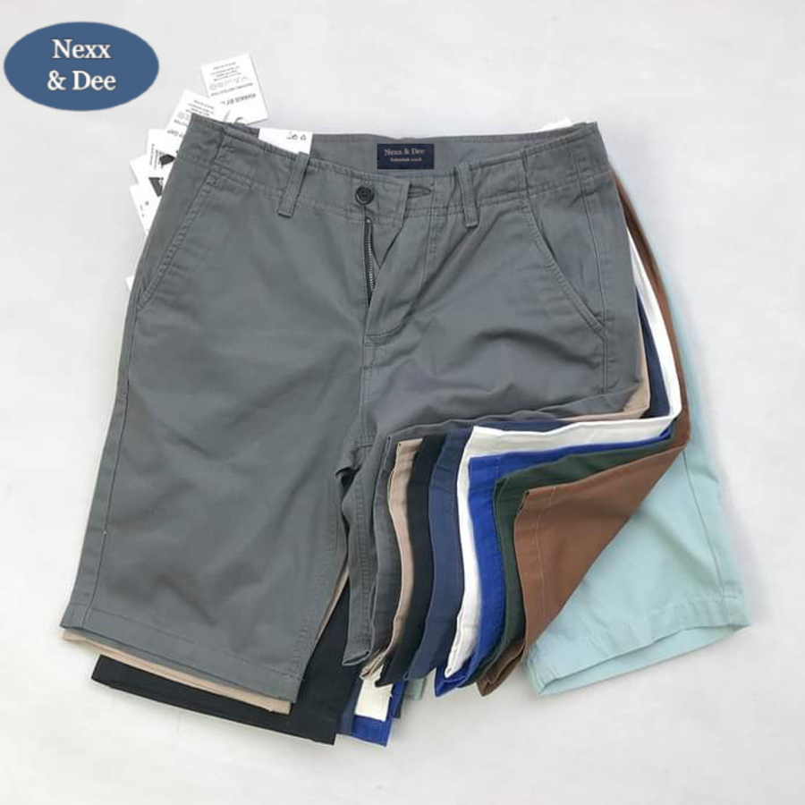 Quần short kaki nam thể thao vải kaki cao cấp trắng big size ND01