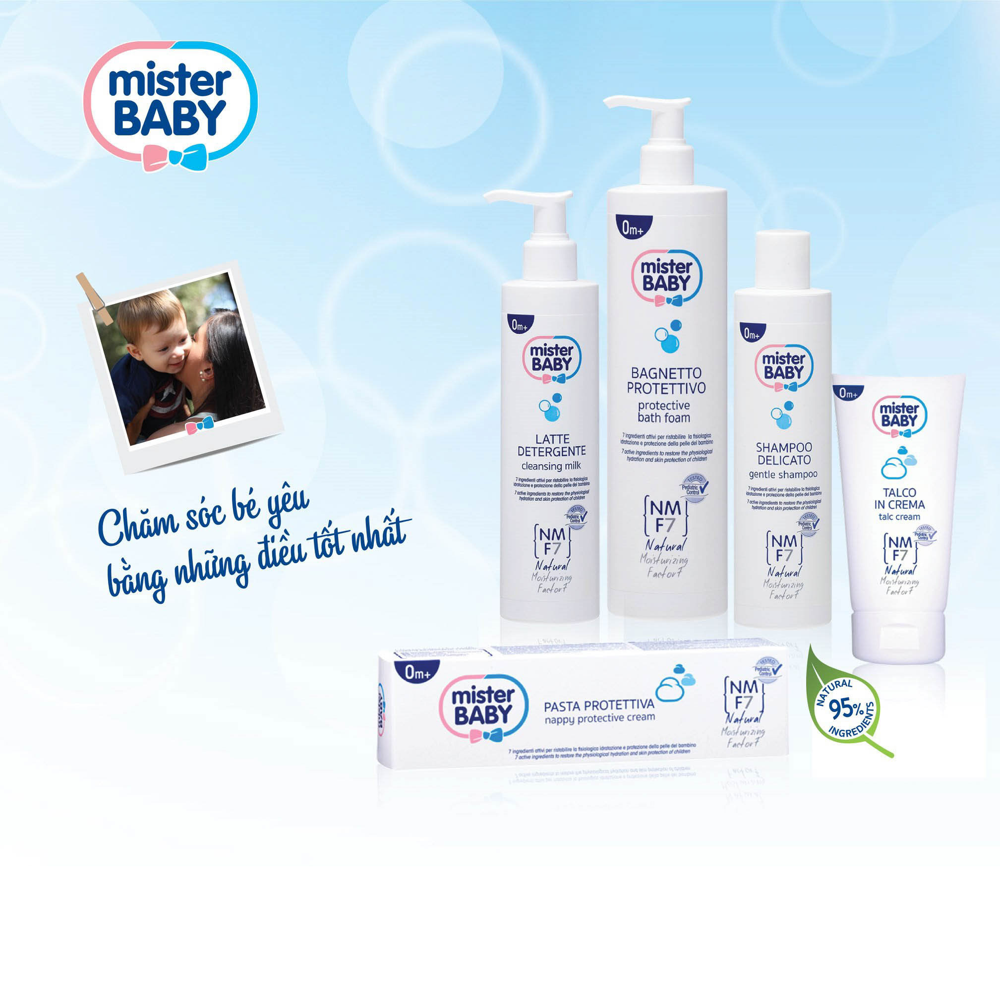 Kem Chống và Ngừa Hăm Cho Bé Yêu Mister Baby Nappy Protective Cream 100ml