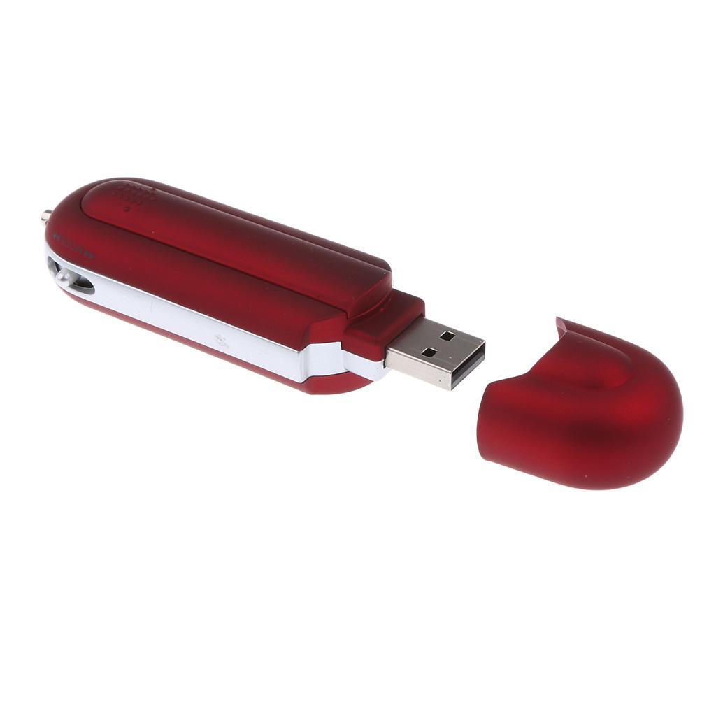 2pcs 4GB USB MP4 MP3 Music Video  Recording FM Radio eBook Red