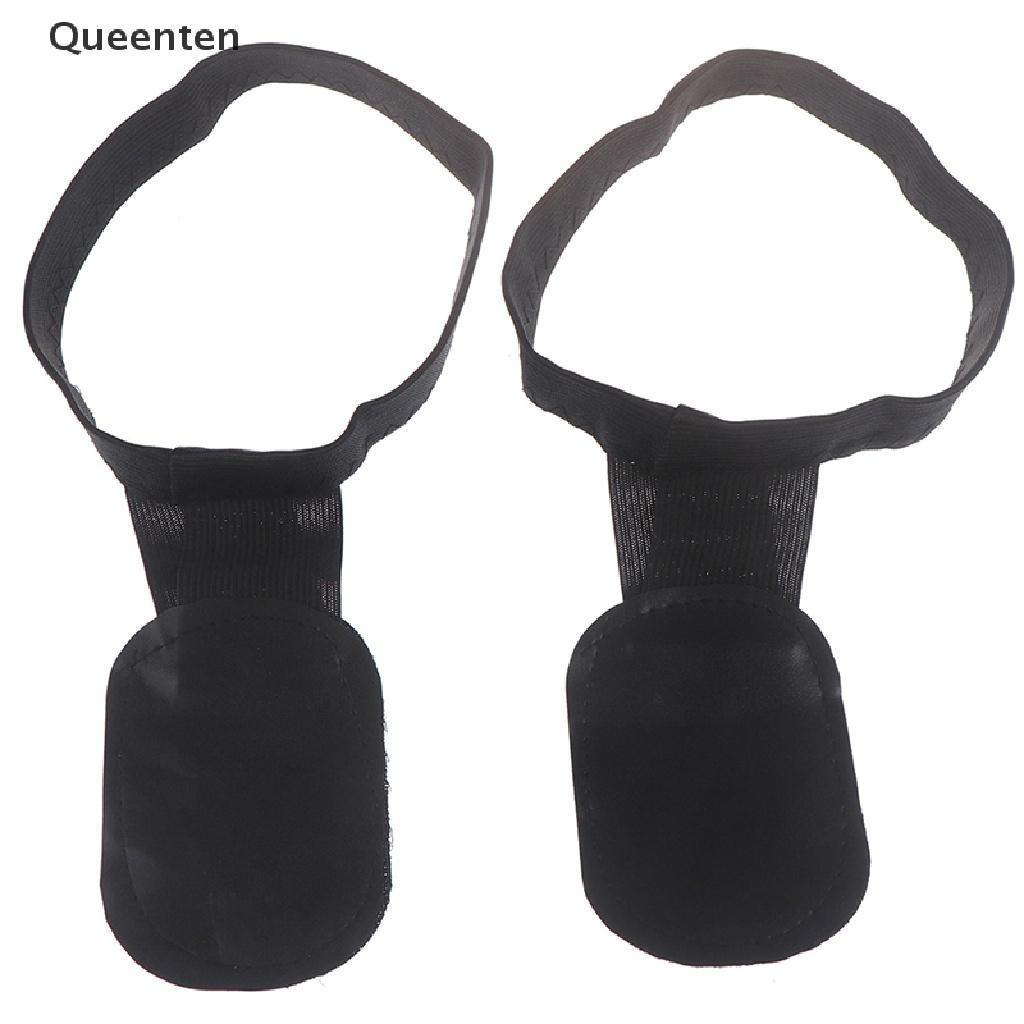 Queenten 1Pc Massager Shapewear Chest Belt Back Shoulder Posture Corrector Black VN