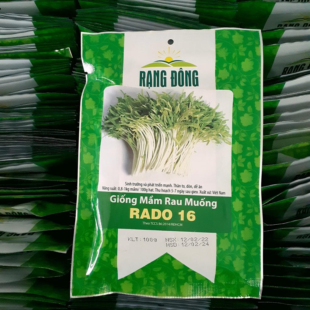 Hạt giống rau mầm rau muống gói 100gr