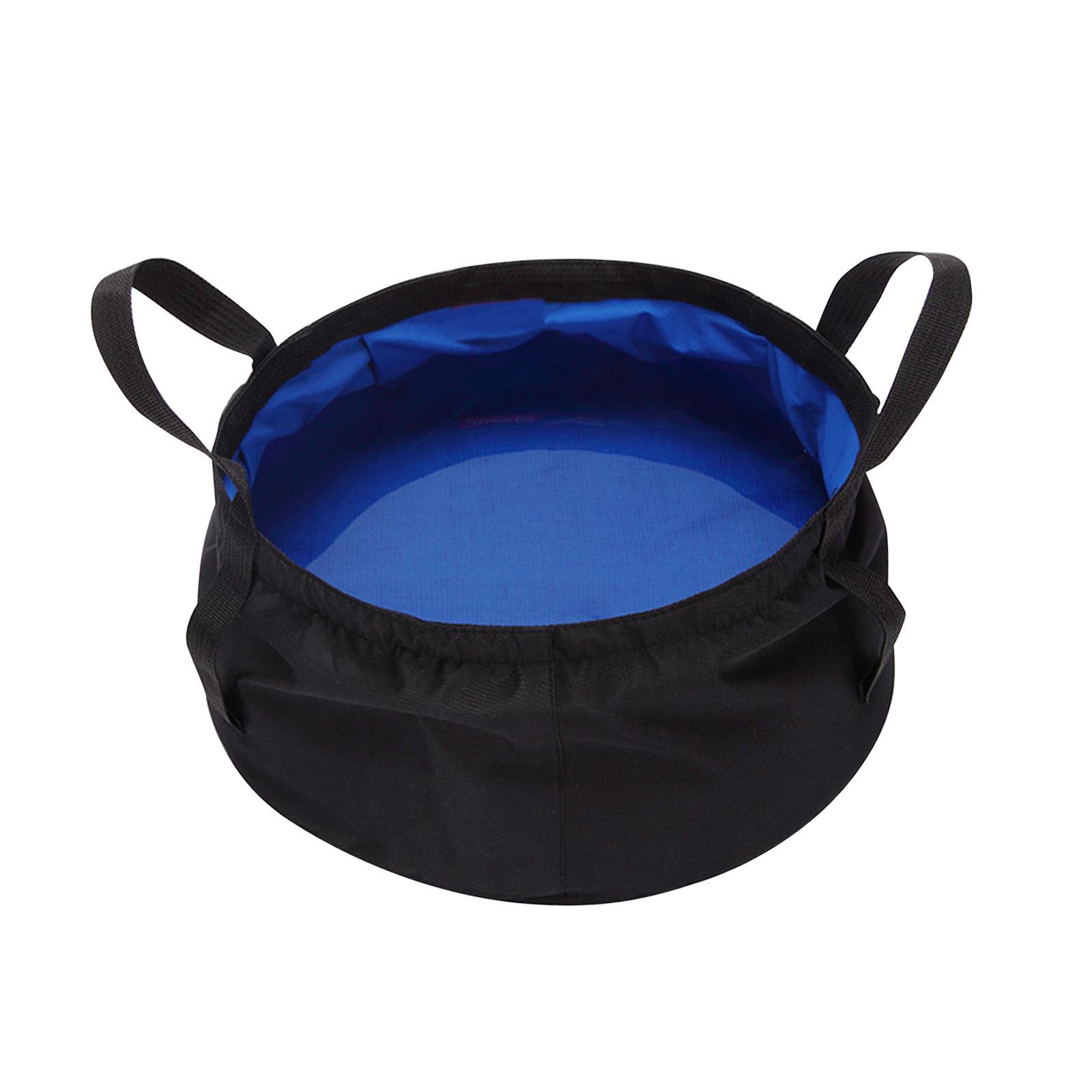 Waterproof Collapsible Water Bucket with Storage Bag Lightweight Water Container Wash Basin for Camping Fishing Backpacking Boat Car Washing