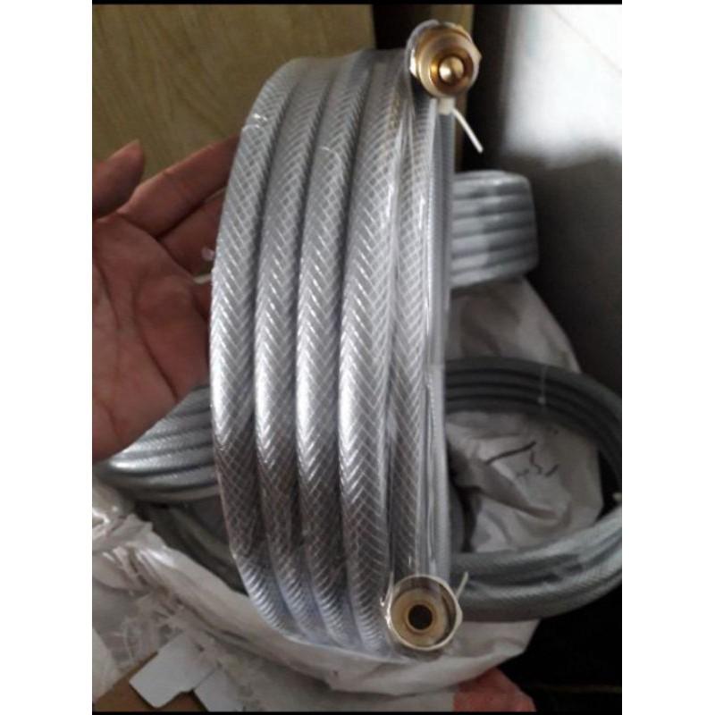 Dây xịt rửa xe máy, tưới cây nhựa PVC tặng kèm đầu phun bằng đồng cao cấp DX201