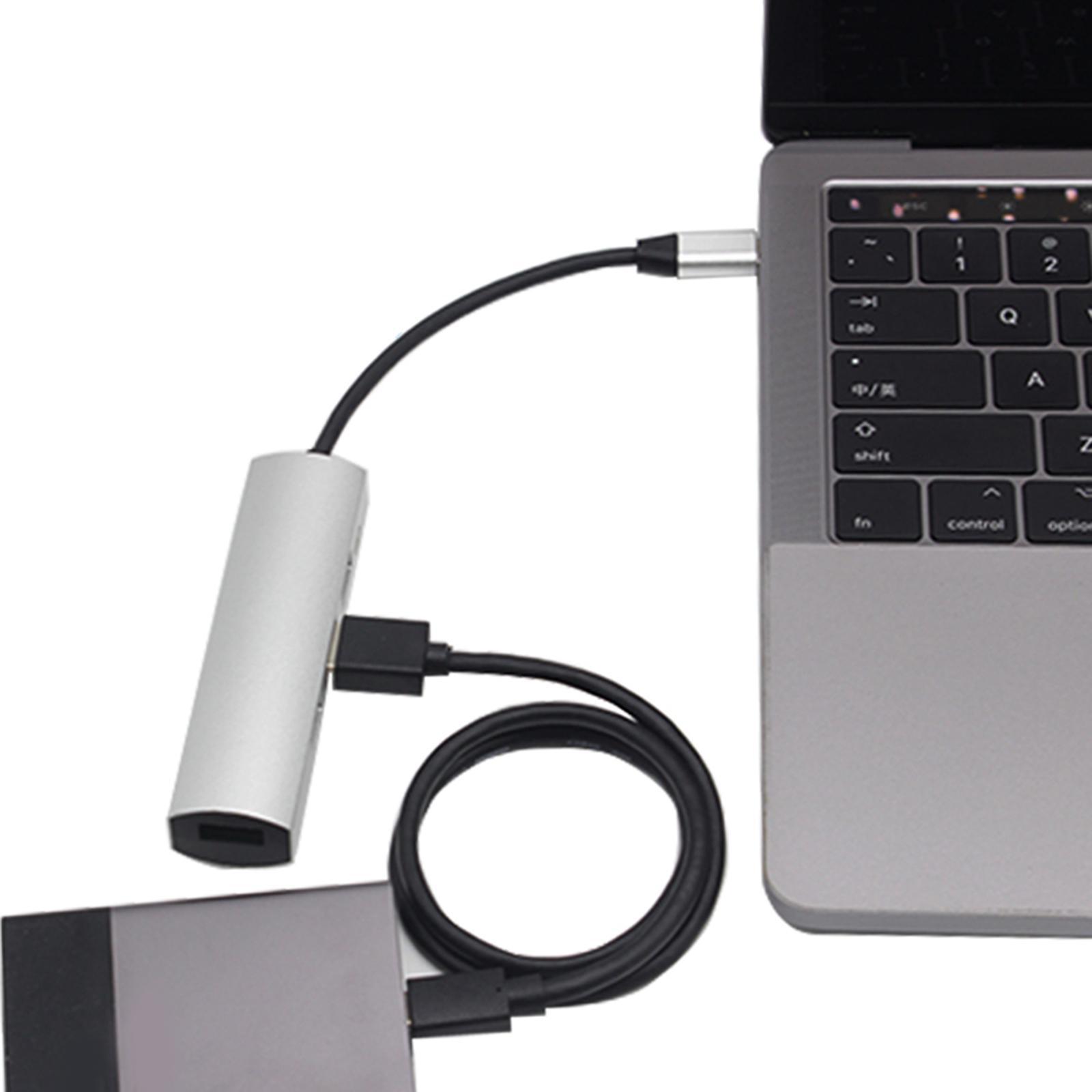 USB Type-C Hub Connectors USB 3.0 2.0 Adapter Cable for MacBook Black
