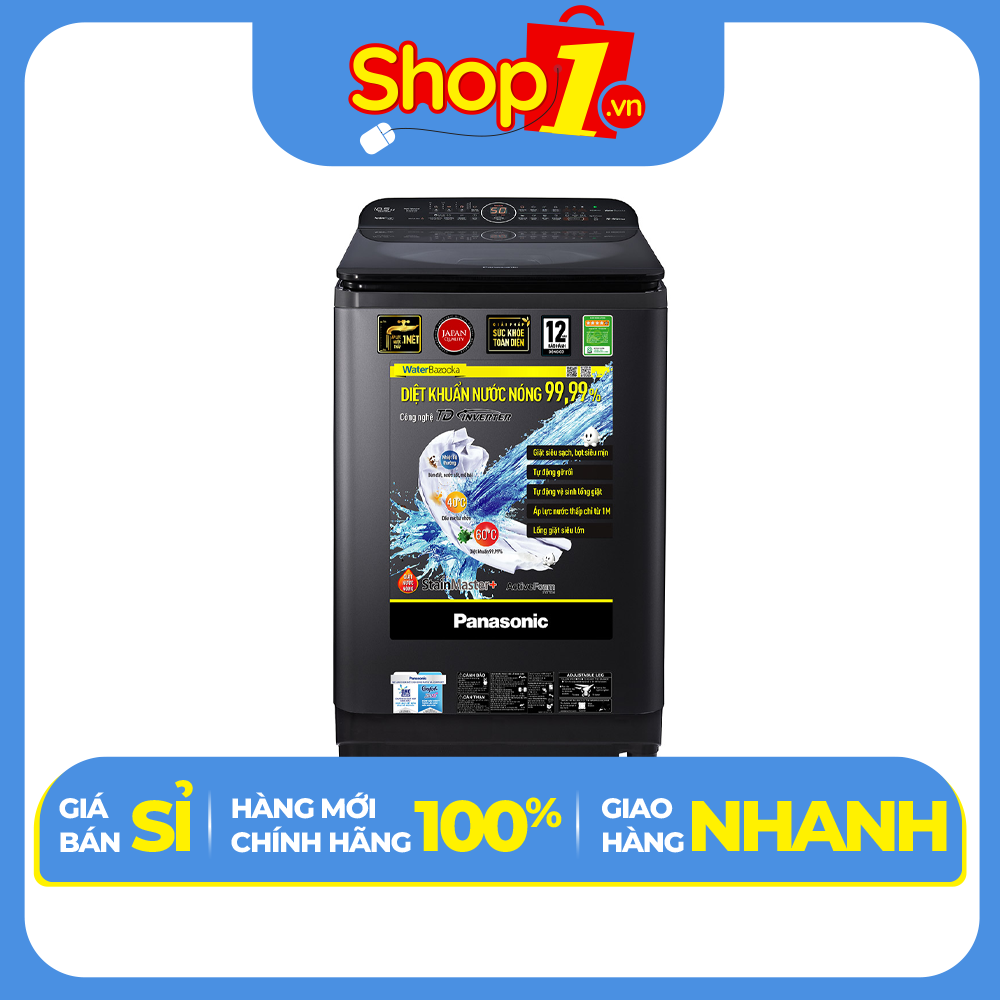 MÁY GIẶT PANASONIC INVERTER 10.5 KG NA-FD10VR1BV - HÀNG CHÍNH HÃNG