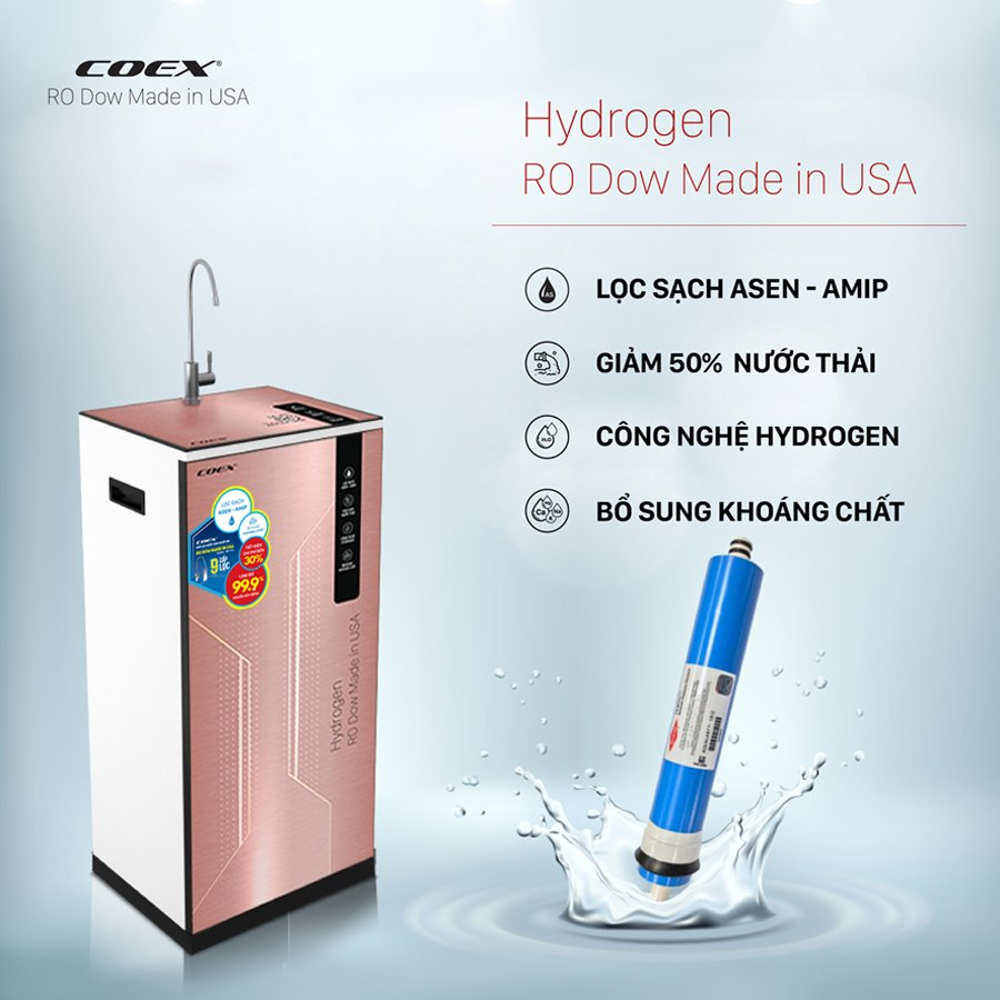 Máy Lọc Nước Coex 8 cấp Hydrogen WP-7212 - Hàng Chính Hãng