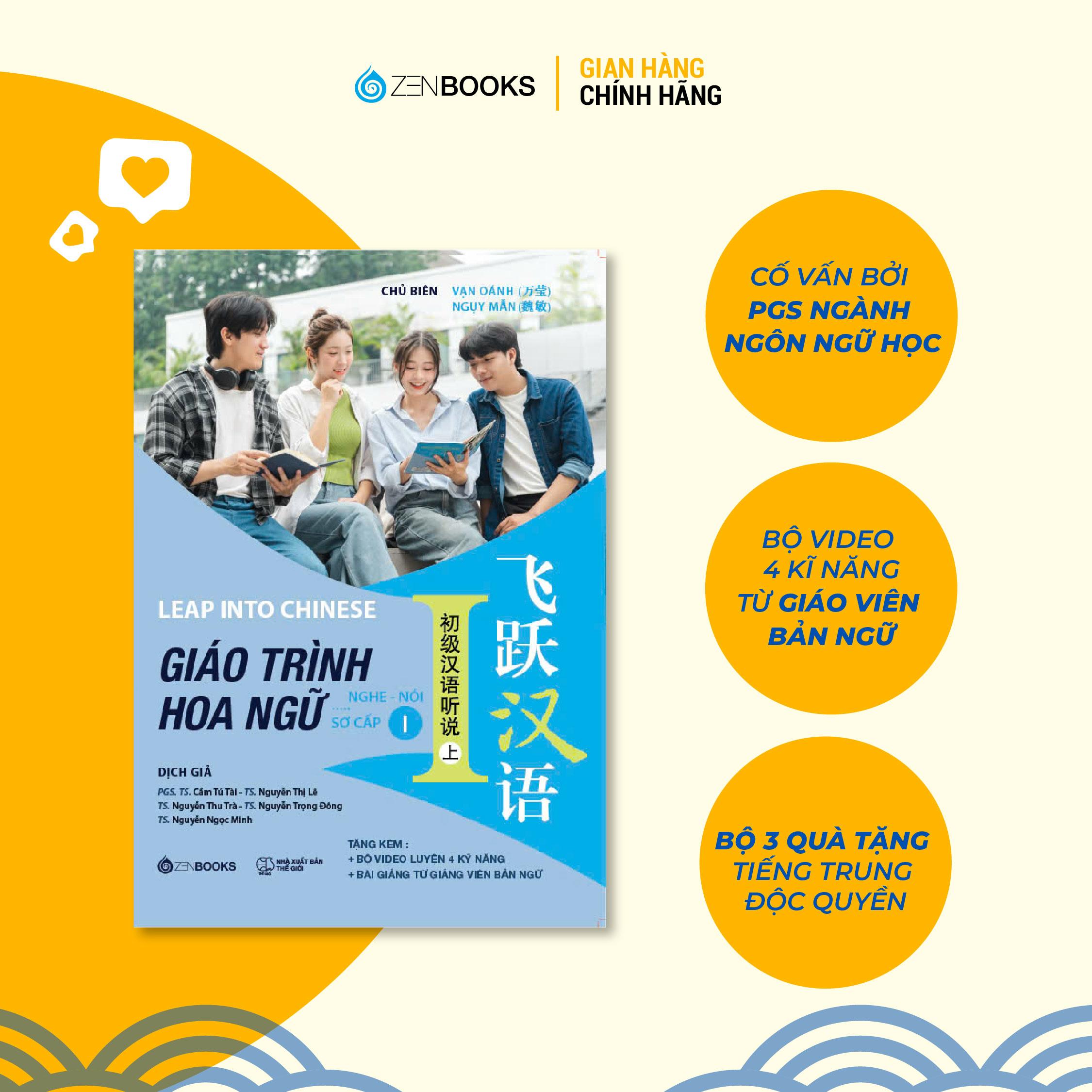 Sách - Giáo Trình Hoa Ngữ - Nghe-Nói - Sơ Cấp 1