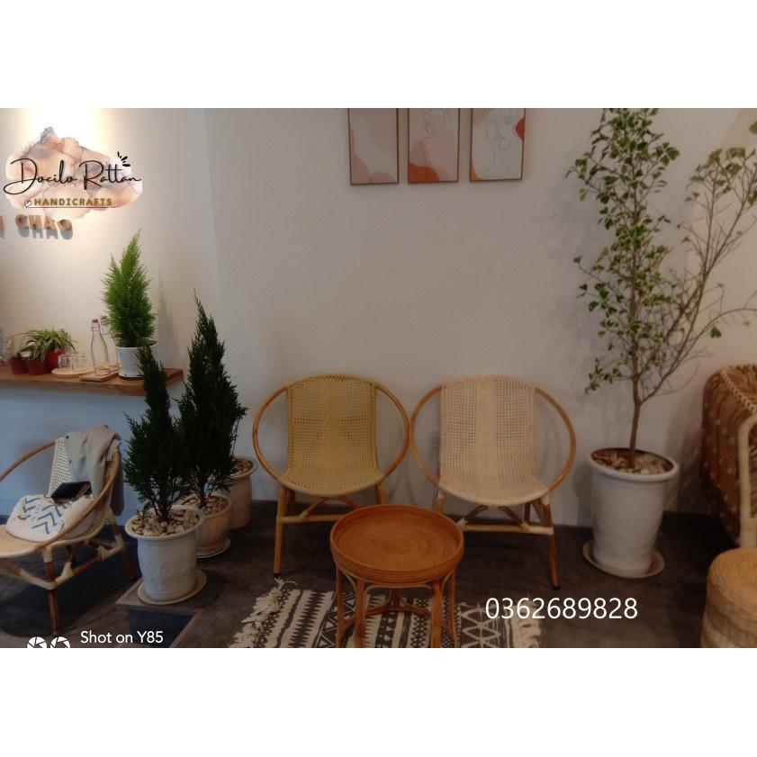 Ghế mây Sò cho quán cà phê, homestay, trang trí cho ban công nhẹ- đẹp