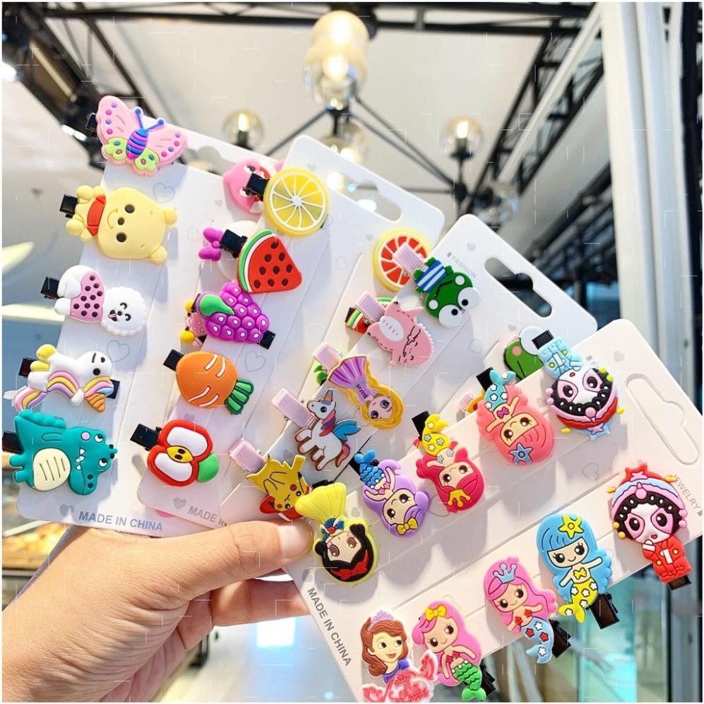 Set 10 Kẹp Tóc Hoa Quả Cute Cho Bé
