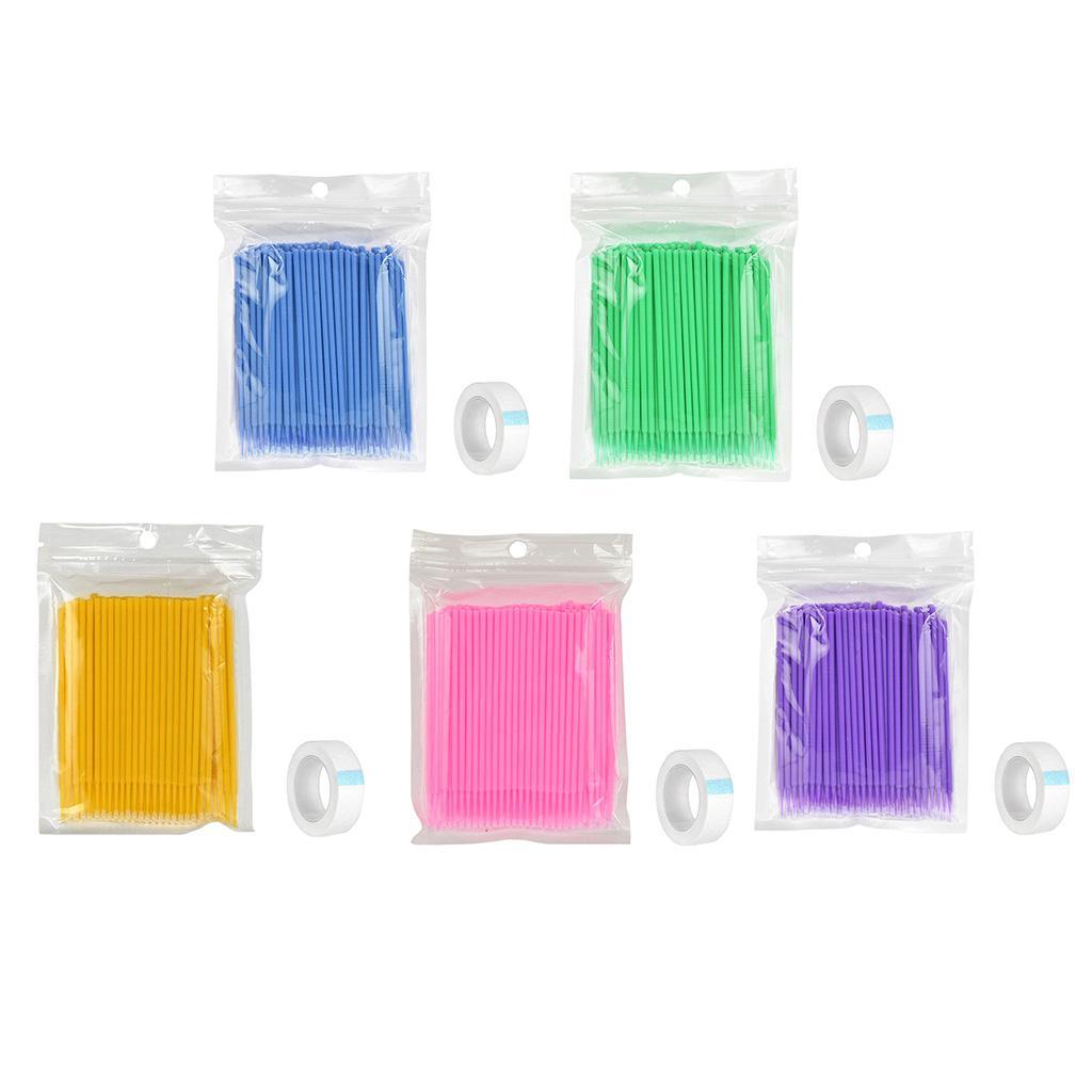 100 x Disposable Make up Kits Eyelash Brush Eyelash Brush Wands Applicator