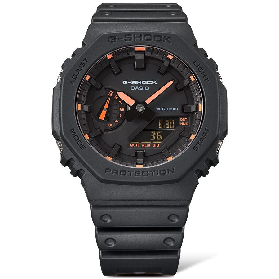 Đồng Hồ Nam Dây Nhựa Casio G-Shock GA-2100-1A4DR Chính Hãng - GA-2100-1A4 Carbon Core