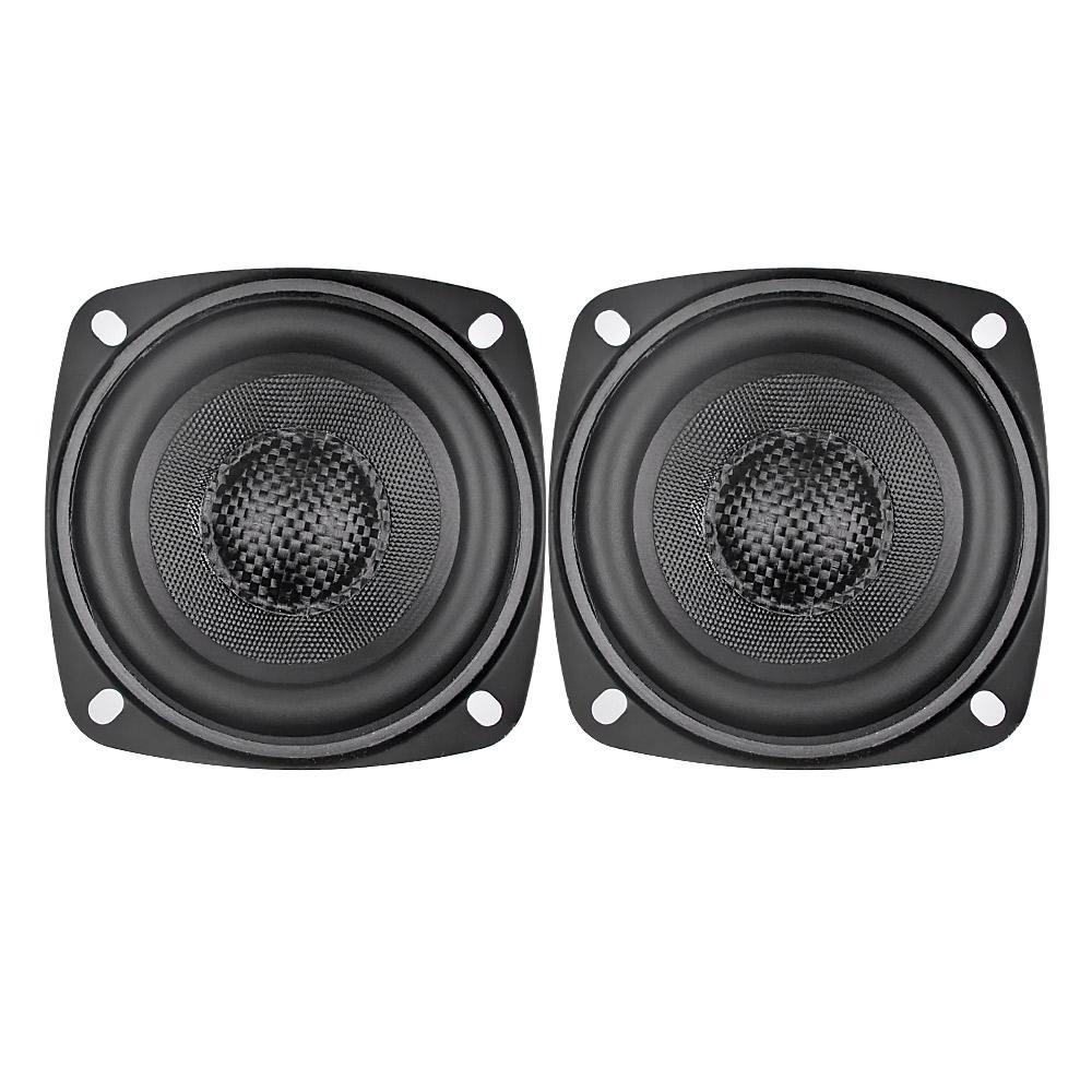Aiyima 2pcs loa di động âm thanh 3 inch Color: 8 Ohm Speaker