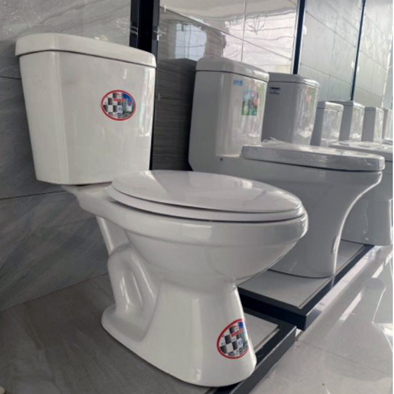 Trọn Bộ Thiết Bị Vệ Sinh Nhà Tắm GRMT02 10 Món: Bồn cầu nhấn, Lavabo, Sen Vòi, Gương Kệ, phụ kiện lắp đặt