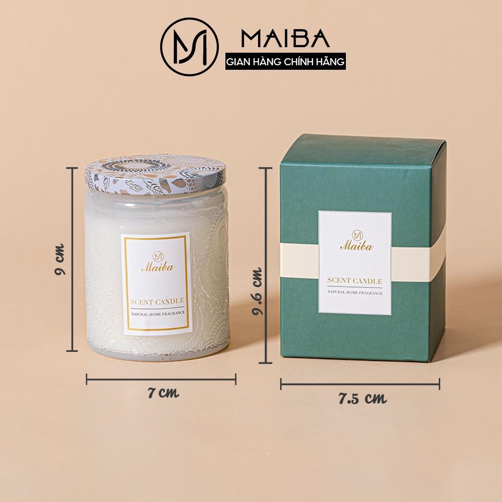 Nến thơm cầu vồng MAIBA tạo hương thơm, khử mùi, trang trí decor size lớn
