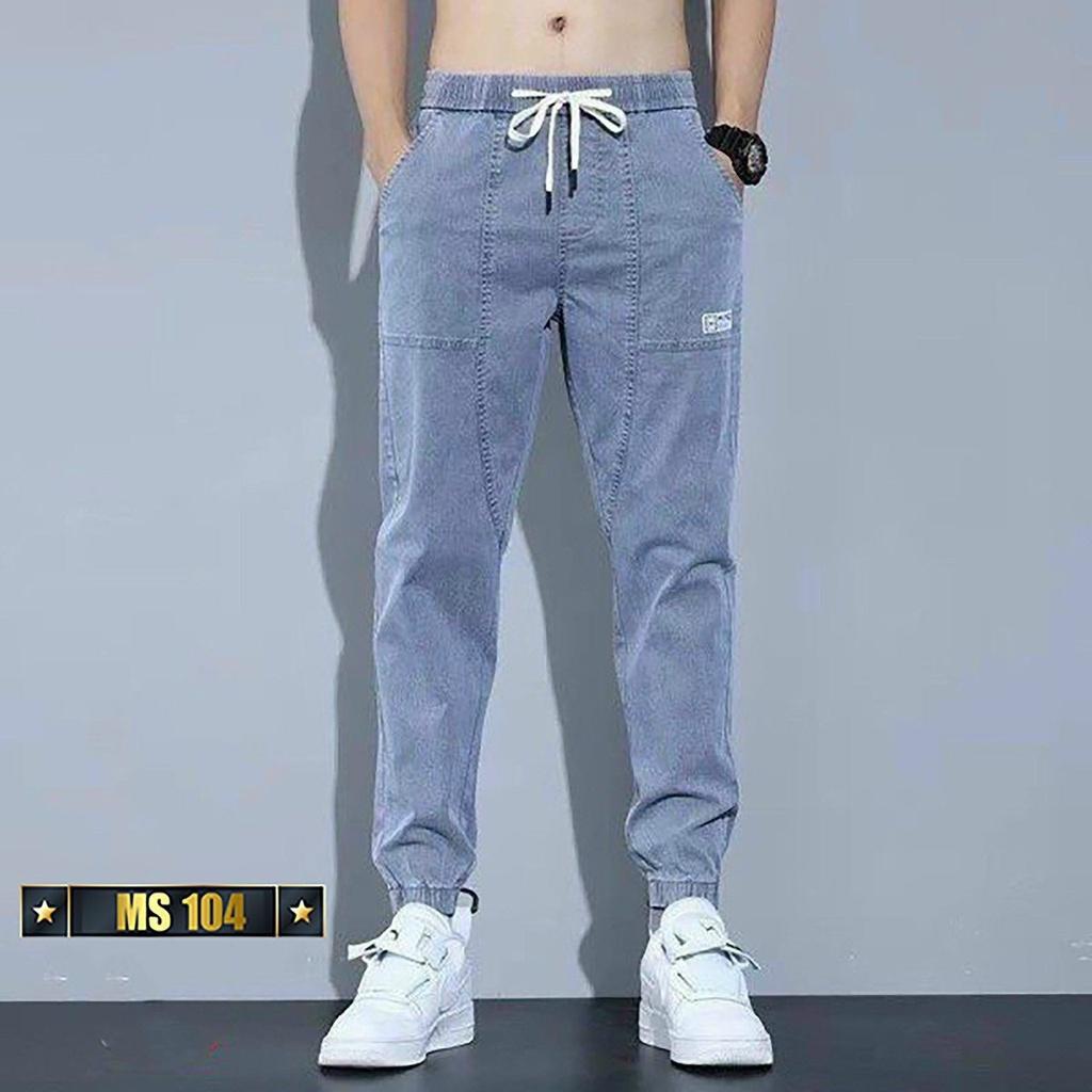 Quần jean nam chất bò co giãn- nhiều mẫu giá rẻ phong cách TINA MS90