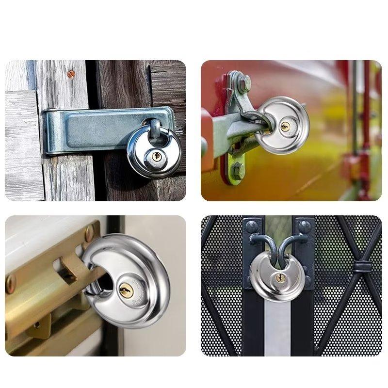 Ổ Khóa Đĩa Có Chìa - Khóa Locker Thép Không Gỉ Hạng Nặng