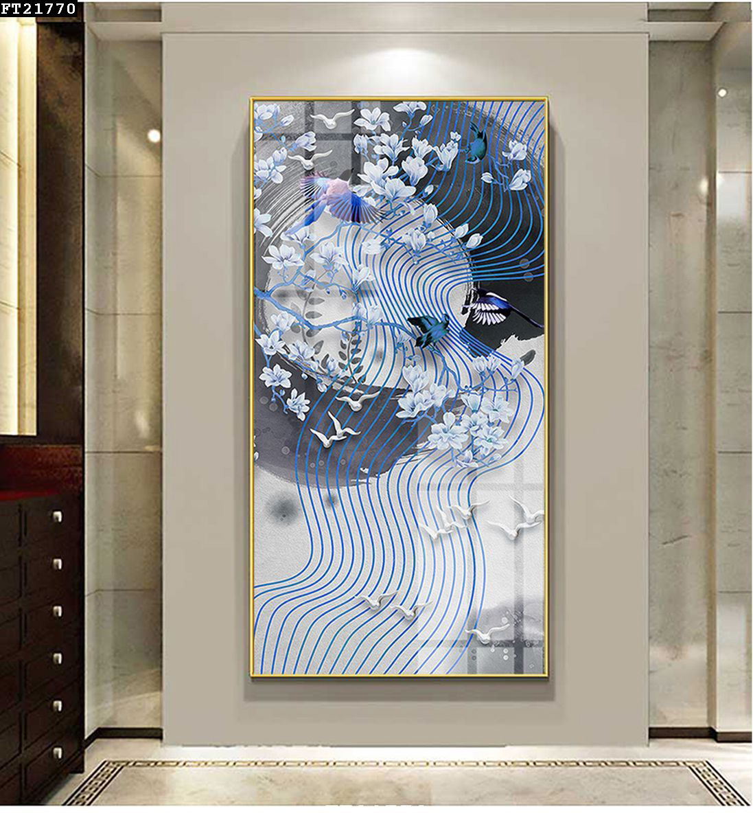 Tranh Trừ Tượng Nghệ Thuật Cao Cấp - Tranh Treo Tường Canvas Sang Trọng