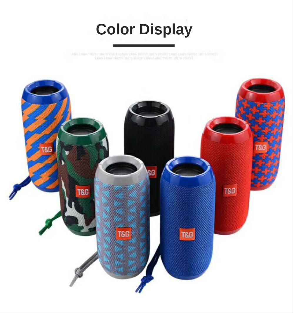 Loa Bluetooth di động Loa siêu trầm không dây Bass Loa ngoài trời chống nước Boombox Màng kép Cuộc gọi thẻ chất lượng cao Màu sắc: Đen