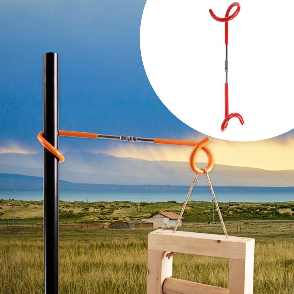 Camping Lantern Hanger Hook Tent Pole Tree Branch Bag Utensil Holder