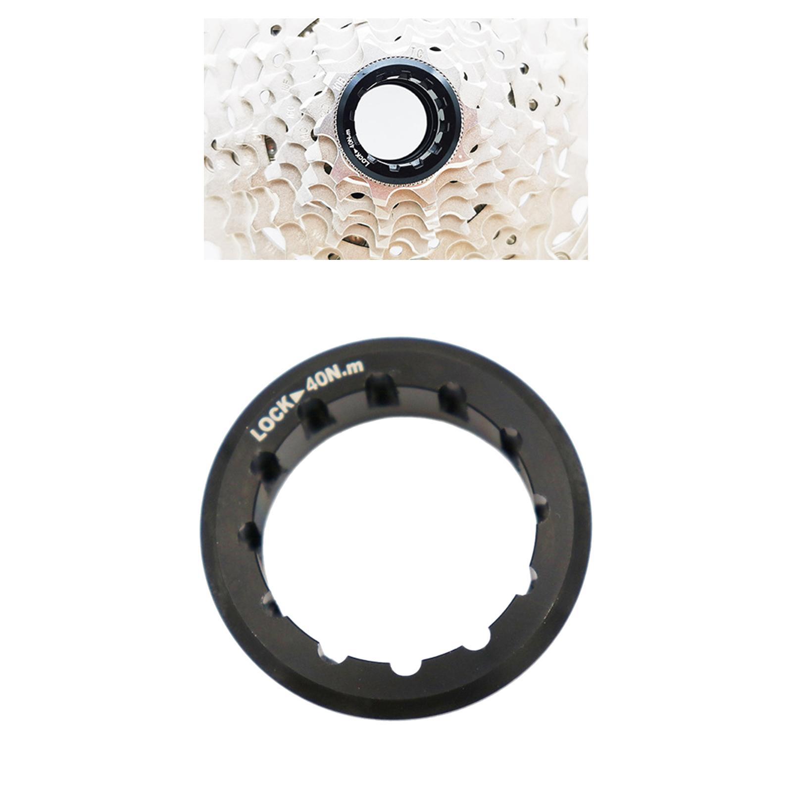 Bike Cassette Lock Rings Flywheel Cover Compact Dustproof Waterproof Cassette Cover for 12 Speed, Accessories, Riding, Folding Bike