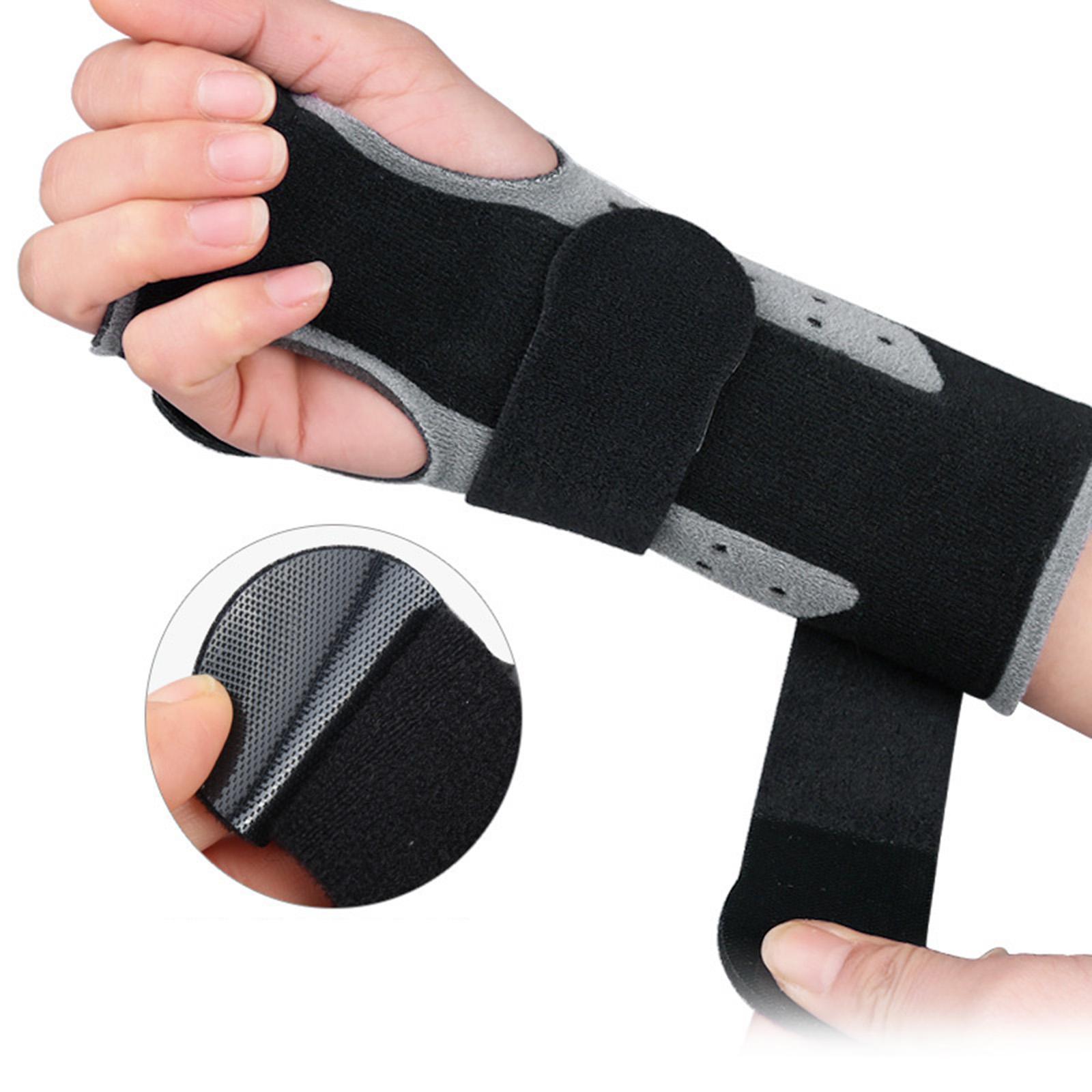 Wrist Support Brace Splint, Detachable Aluminum Strip Breathable Stabilization Hand Brace Hand and Wrist Support Wrist Compression Strap