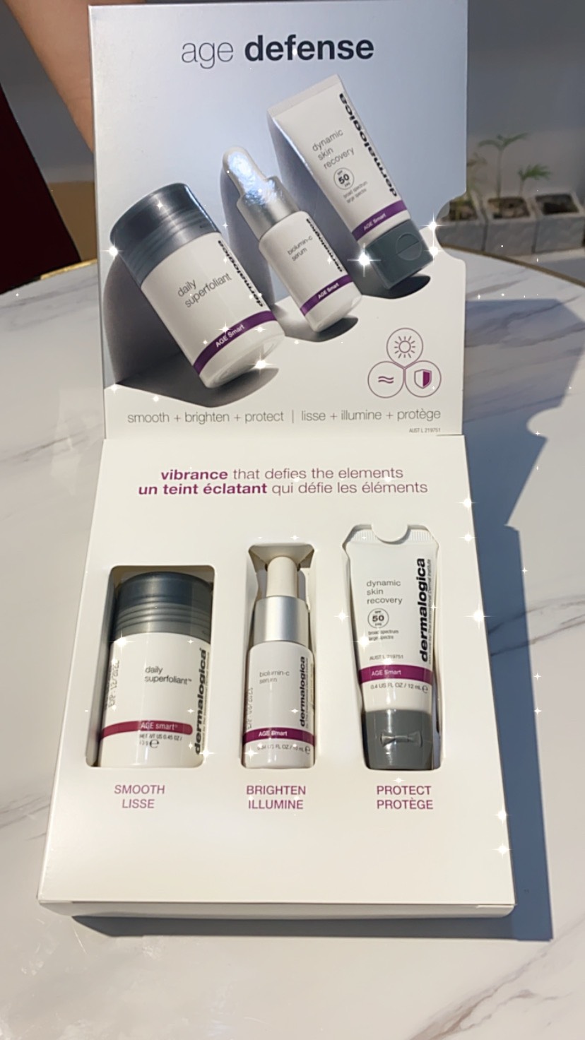 Bộ 3 sản phẩm chống lão hoá dành cho da lão hóa Dermalogica Age Defense kit