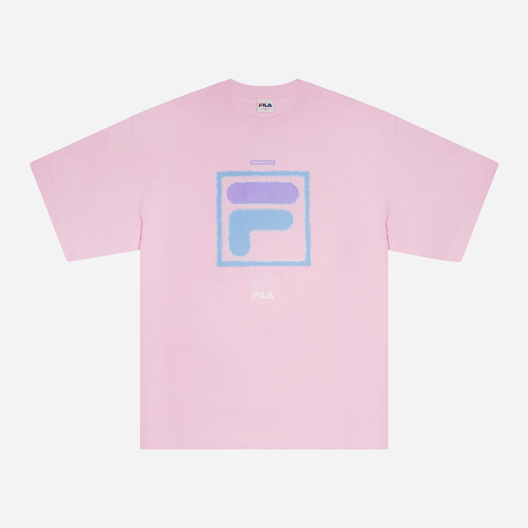 Áo thun tay ngắn thời trang unisex Fila Beach Party Oversize F Box - FW2RSF1003X-CPK