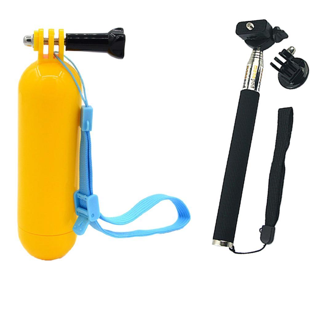 Waterproof Action Camera Accessories Kits Bundle Floating Mount for