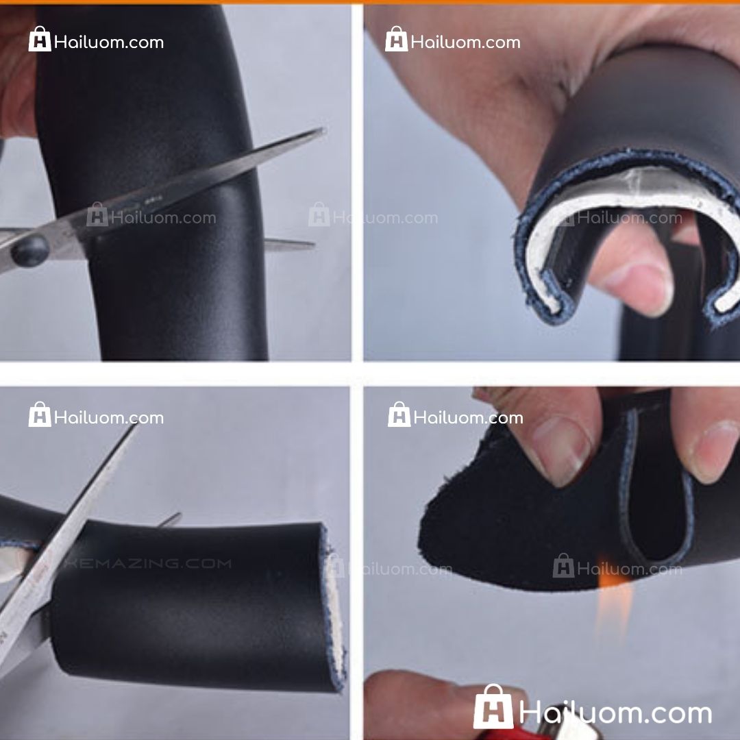 Bọc Vô Lăng ô tô cho AUDI Q7 Da Thật Cao Cấp 4 Mùa