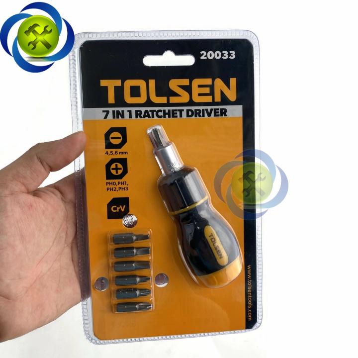 Vít tự động Tolsen 20033 loại 7 trong 1