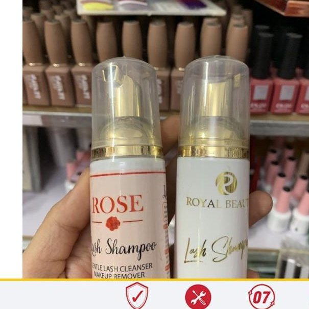 Xịt tạo bọt rửa mi hoa hồng ROSE