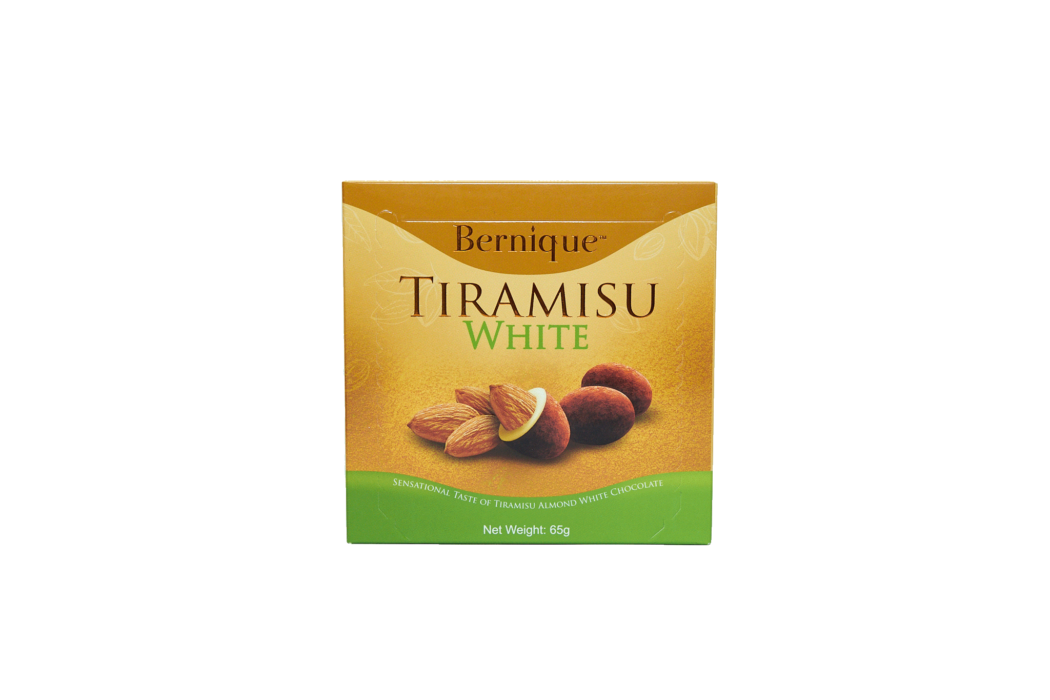 Chocolate Trắng Tiramisu Hạnh Nhân Bernique Malaysia- Chocolate White Tiramisu Almond Bernique 65g/1box