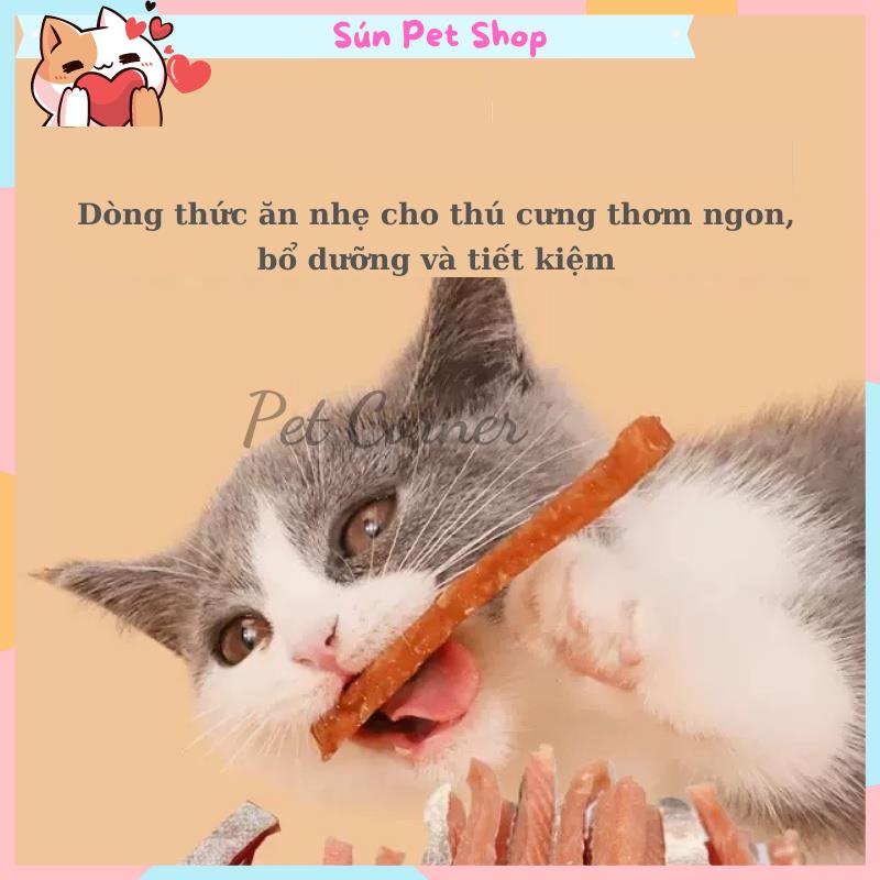 Cá hồi sấy khô cao cấp cho thú cưng, cá hồi cho chó mèo bổ sung dinh dưỡng