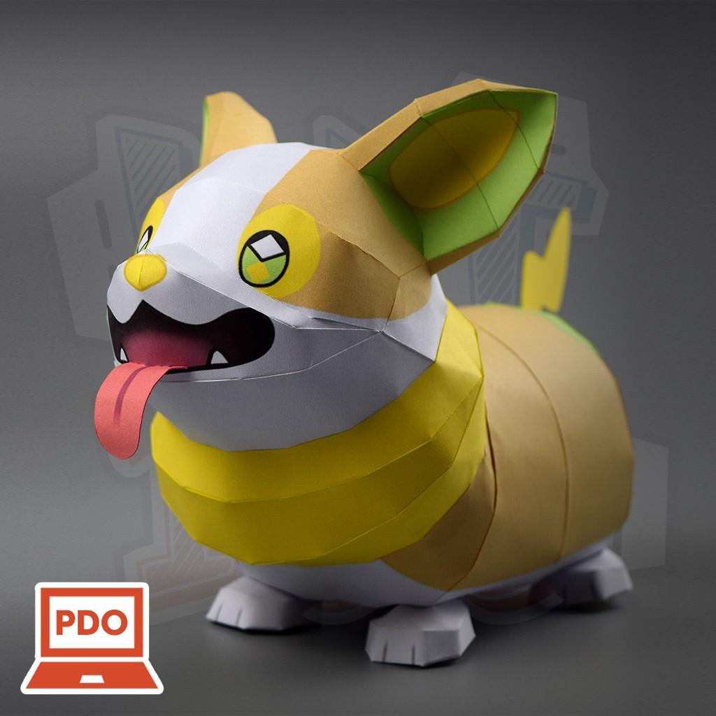 Mô hình giấy Anime Game Pokemon Yamper