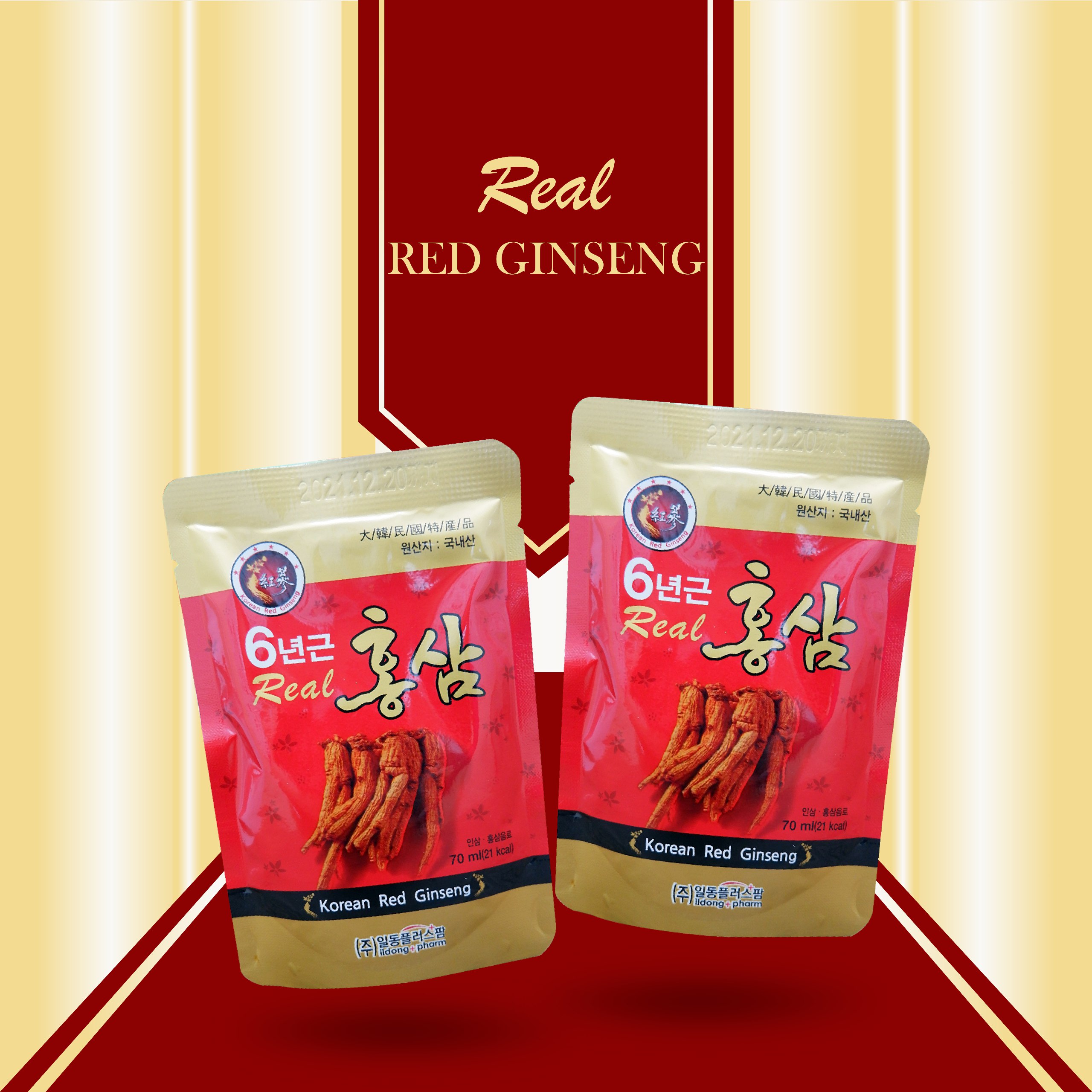 Chiết Xuất Hồng Sâm Korean Real Red Ginseng