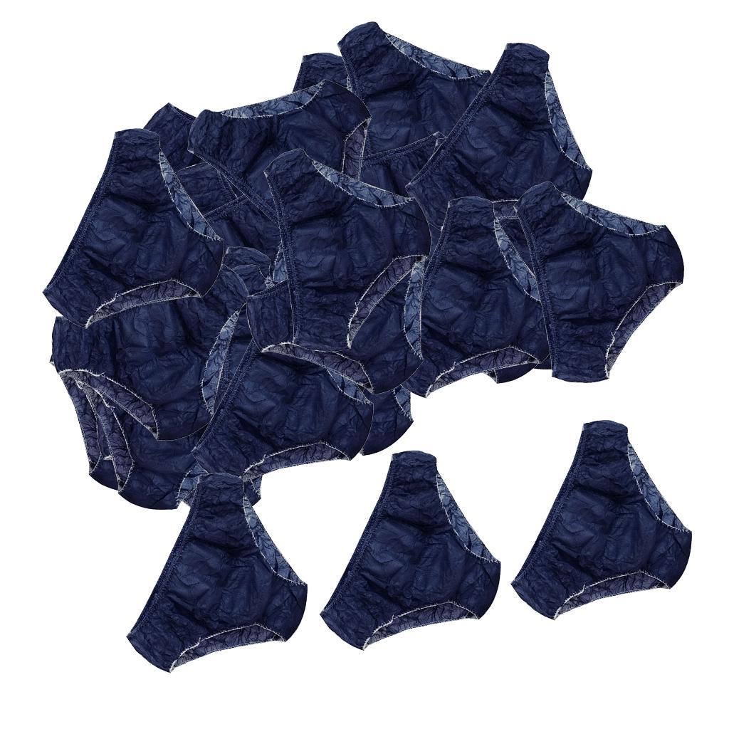 100 Pcs Women's Briefs Spa Underwear Travel Disposable Panties