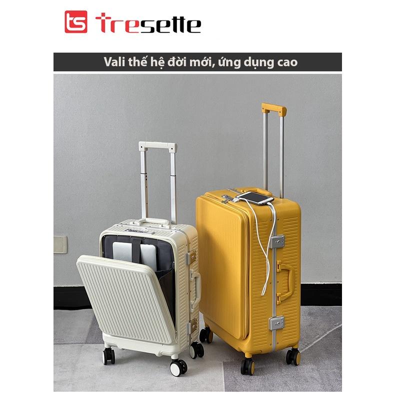 BFQ2ST500KTL: giảm 8% cho đơn từ 500K Vali khóa sập cao cấp nhập khẩu Hàn Quốc Tresette 2839 Có Ngăn Đựng Latop Cổng Sạc USB