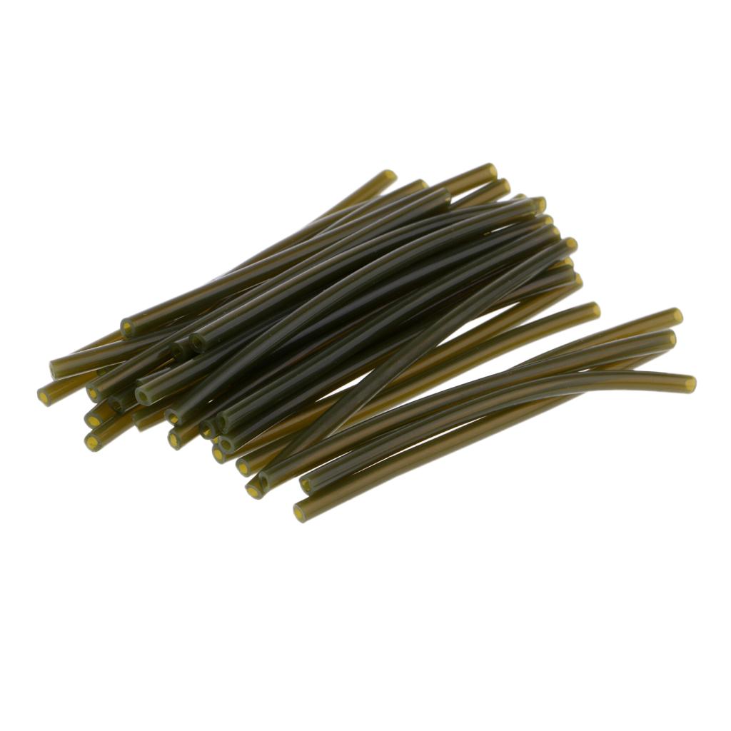 30Pcs Fishing Rigs Tube Sleeves Heat Shrink Tube for Carp Rigs Pike Fishing