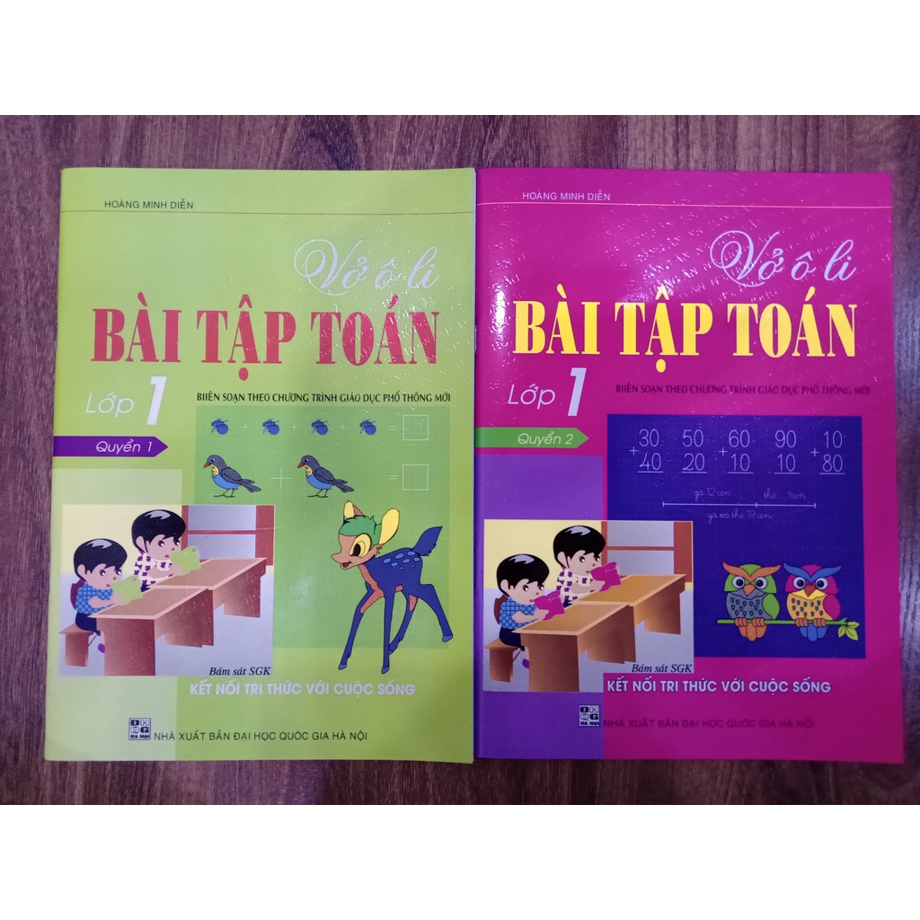 Sách - Vở Ô Li Bài Tập Toán Lớp 1 - Quyển 1