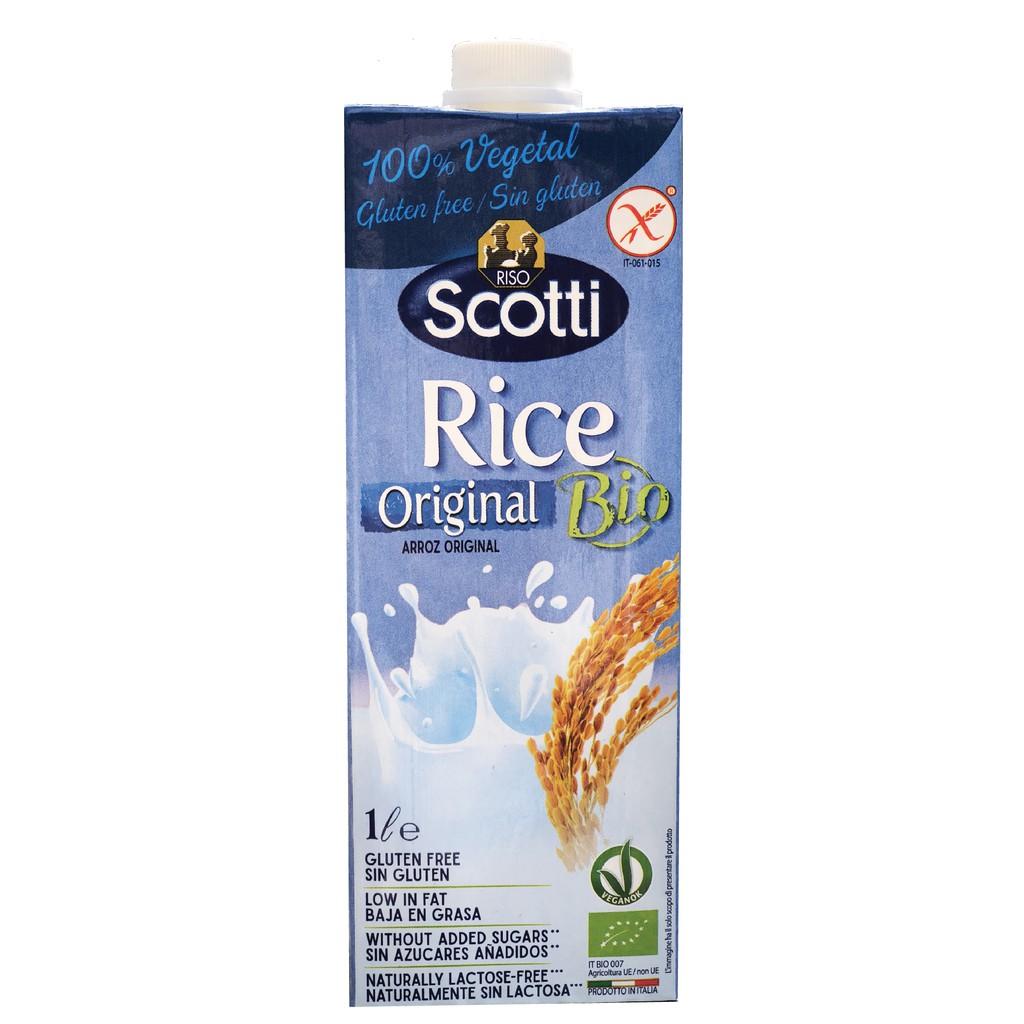 Sữa Gạo Tự Nhiên Hữu Cơ Riso Scotti - BIO Original Rice Drink - Hộp 1L