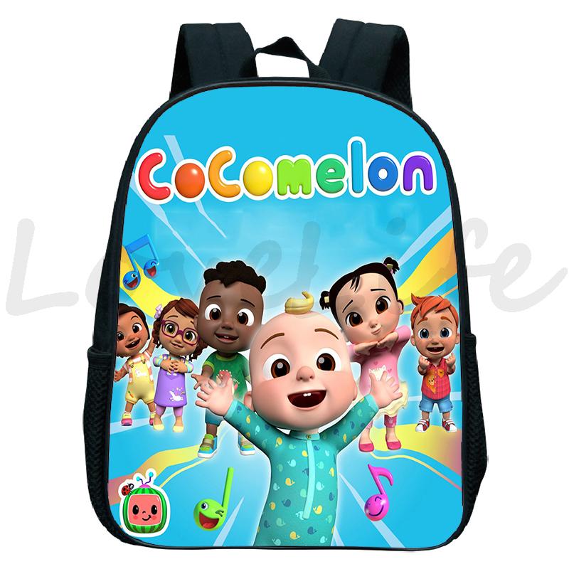 Bé Tập Đi Cocomelon Ba Lô Trẻ Em Mẫu Giáo Trường Túi Cho Trẻ Em Bé Trai Bé Gái Hoạt Hình Dễ Thương Có Túi Mầm Non Sinh Đựng Mochila