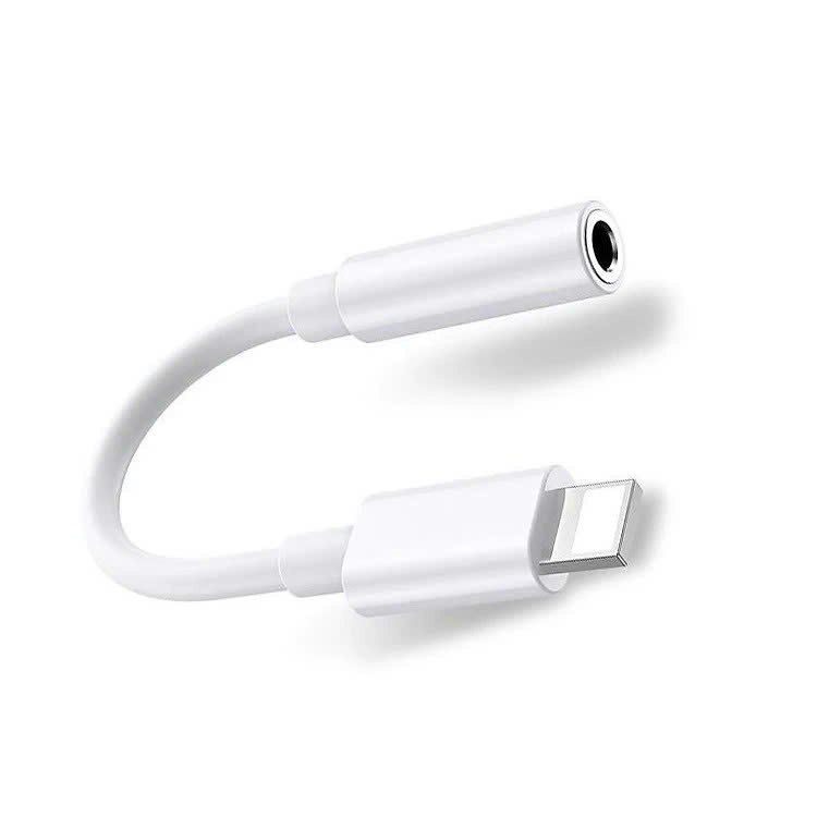 Cáp Chuyển Đổi cổng sạc của IP 13, 12, 11, Xs/max, X, 7 Plus Sang cổng loa jack 3.5mm - Hàng chính hãng